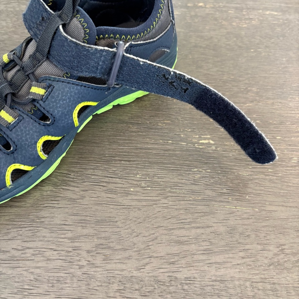 Merrell Kids' Navy and Neon Water Shoes - Picture 11 of 12